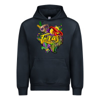 Navy texas map mardi gras Urban Hoodie - CowGirlArtShop