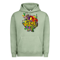 Pigment Oil Green texas map mardi gras Urban Hoodie - CowGirlArtShop