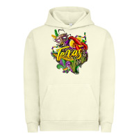 Pigment Pistachio texas map mardi gras Urban Hoodie - CowGirlArtShop