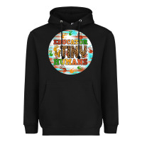 Black educator of tiny humans round earring Heavyweight Hoodie - BundleAndBundleShop