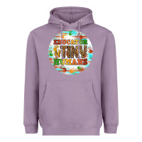 Lavender educator of tiny humans round earring Heavyweight Hoodie - BundleAndBundleShop