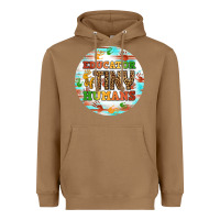 Toasted Coconut educator of tiny humans round earring Heavyweight Hoodie - BundleAndBundleShop
