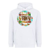 White educator of tiny humans round earring Heavyweight Hoodie - BundleAndBundleShop