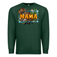 Sports Green mama cowboy western font cactuslove mom Premium Sweatshirt - LillyAllenDesigns