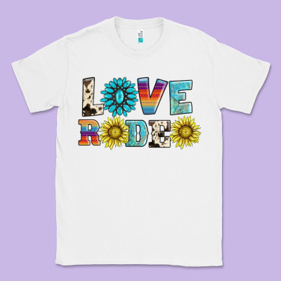 Love Rodeo Classic Tee Designed By Adodesignshop