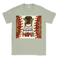 Matcha Baseball Mom Messy Bun Classic Tee - CowhideDigitalArt