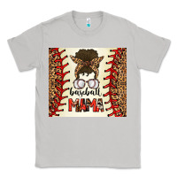 Moon Dust Baseball Mom Messy Bun Classic Tee - CowhideDigitalArt