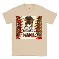 Mushroom Baseball Mom Messy Bun Classic Tee - CowhideDigitalArt