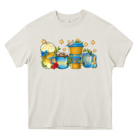 Cream hanukkah coffee cups Heavy Core Tee - texasbilliewilder