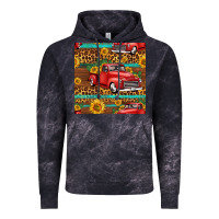 Cloud Black western farm truck seamless pattern Vintage Hoodie - HRA Design Shop