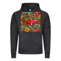 Vintage Black western farm truck seamless pattern Vintage Hoodie - HRA Design Shop