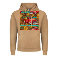 Vintage Camel western farm truck seamless pattern Vintage Hoodie - HRA Design Shop