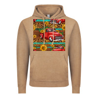 Vintage Coffee western farm truck seamless pattern Vintage Hoodie - HRA Design Shop