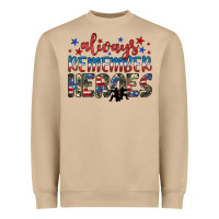 Mushroom always remember heroes Heavyweight Sweatshirt - JahusDesignShop