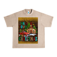 French Oak small town christmas church Urban Heavy Tee - AdoDesignShop