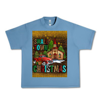 Pebble Blue small town christmas church Urban Heavy Tee - AdoDesignShop