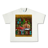 Pistachio small town christmas church Urban Heavy Tee - AdoDesignShop