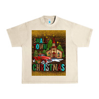 Sandshell small town christmas church Urban Heavy Tee - AdoDesignShop