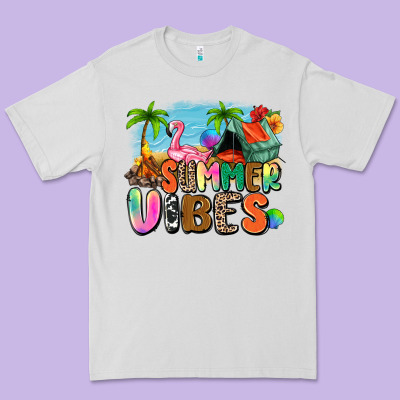 Summer Vibes Camp Premium Tee Designed By Zillion Design Studio