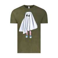 Vintage Olive cute ghost Vintage Tee - BundleAndBundleShop