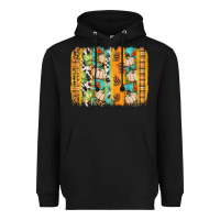 Black fall brushstroke Heavyweight Hoodie - BundleAndBundleShop