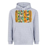 Heather Grey fall brushstroke Heavyweight Hoodie - BundleAndBundleShop