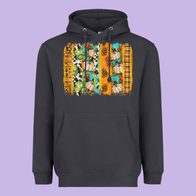 Fall Brushstroke Heavyweight Hoodie Designed By Bundleandbundleshop