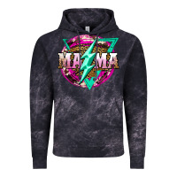 Cloud Black mama life and thunderbolt Vintage Hoodie - JahusDesignShop