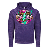Cloud Purple mama life and thunderbolt Vintage Hoodie - JahusDesignShop