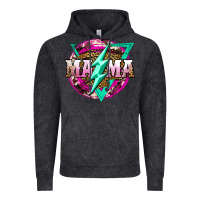 Vintage Black mama life and thunderbolt Vintage Hoodie - JahusDesignShop