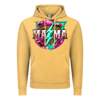 Vintage Mustard mama life and thunderbolt Vintage Hoodie - JahusDesignShop