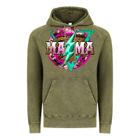 Vintage Olive mama life and thunderbolt Vintage Hoodie - JahusDesignShop