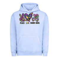 Pigment Grape Ice peace love mardi gras Urban Hoodie - CowGirlArtShop