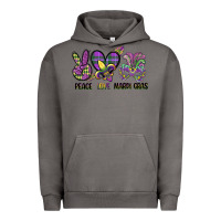 Pigment Tornado peace love mardi gras Urban Hoodie - CowGirlArtShop