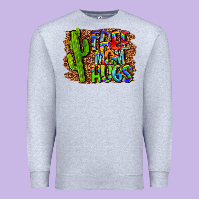 Free Mom Hugs Premium Sweatshirt Designed By Lillyallendesigns