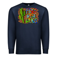 Navy free mom hugs Premium Sweatshirt - LillyAllenDesigns