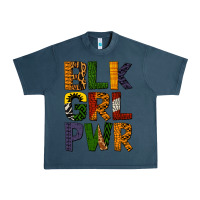 Midnight Navy black girl power Urban Heavy Tee - BundleAndBundleShop