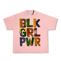 Salmon black girl power Urban Heavy Tee - BundleAndBundleShop