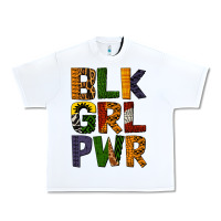 White black girl power Urban Heavy Tee - BundleAndBundleShop