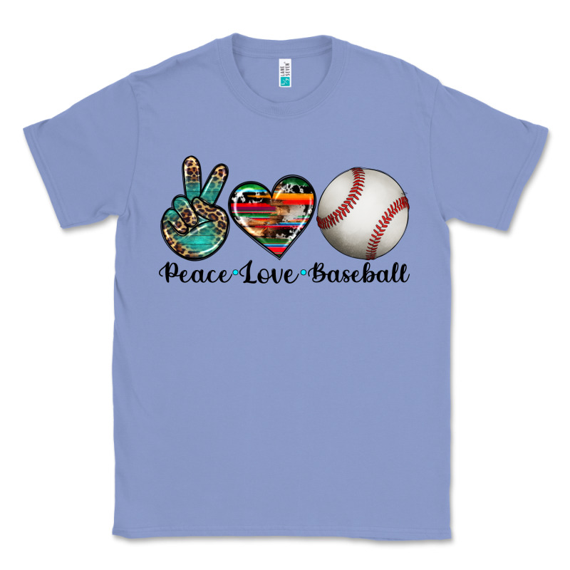 Peace Love Baseball Classic Tee by Artiststas | Teevron