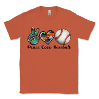 Copper peace love baseball Classic Tee - Artiststas