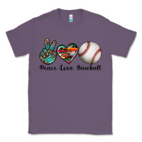 Lavender peace love baseball Classic Tee - Artiststas
