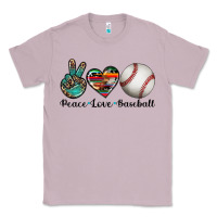 Lilac peace love baseball Classic Tee - Artiststas