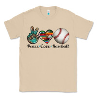 Mushroom peace love baseball Classic Tee - Artiststas