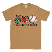 Toasted Coconut peace love baseball Classic Tee - Artiststas