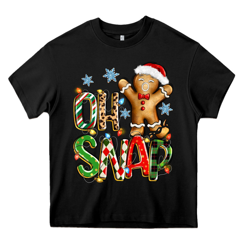 Oh Snap Christmas Cookie Heavy Core Tee by Zillion Design Studio | Teevron