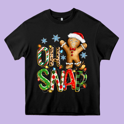 Heavy Core Tee oh snap christmas cookie