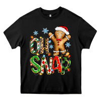 Black oh snap christmas cookie Heavy Core Tee - Zillion Design Studio