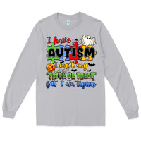 Moon Dust i have autism i can't say trick or treat Long Sleeve Tee - JahusDesignShop
