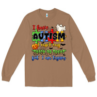 Toasted Coconut i have autism i can't say trick or treat Long Sleeve Tee - JahusDesignShop